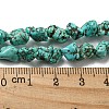 Dyed Natural Howlite Beads Strands G-G075-E03-01-5