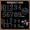 1Bag Acrylic Numbers Sheet OFST-BC0001-11-2
