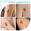 CRASPIRE Fruit Style Body Art Tattoos DIY-CP0007-37-7