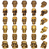 30Pcs 6 Styles Tibetan Style Alloy European Beads MPDL-PH0001-18AG-1