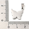 Non-Tarnish 304 Stainless Steel Pendants STAS-Q301-21P-3