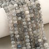 Natural Labradorite Rondelle Bead Strands G-O095-04-A-01A-1