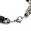 304 Stainless Steel Column Link Chain Bracelets BJEW-B078-61EBP-3