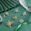 18Pcs 9 Style Iron Hair Findings FIND-PH0002-57-2