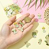 30Pcs 5 Styles Alloy Enamel Pendants ENAM-CJ0007-10-4