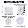 Boutigem 4Pcs 4 Style Pendant Silicone Molds DIY-BG0001-48-3