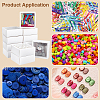 Foldable Square Paper Storage Gift Boxes CON-WH0110-42C-02-5