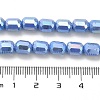 Electroplate Glass Beads Strands EGLA-D030-06F-4