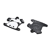 Panda Theme Alloy Enamel Pendants ENAM-F150-02-2