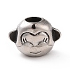 304 Stainless Steel European Beads STAS-M301-21AS-1