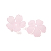 Frosted Acrylic Bead Caps AC-CBA1E6C-08B-2