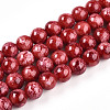 Baking Paint Glass Beads Strands DGLA-N003-10mm-A02-1