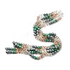 Electroplate Glass Beads Strands EGLA-D300-06-8mm-04-1