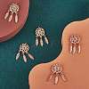 5Pcs Brass Pendants KK-SZ0004-91RG-4