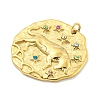 Real 18K Gold Plated PVD Vacuum Plating 304 Stainless Steel Pendants STAS-L278-003G-02-2