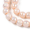 Electroplate Opaque Glass Beads Strands X-GLAA-T032-P6mm-AB09-2