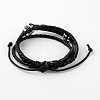 Adjustable Multi-Strand Leather Cord Bracelets X-BJEW-D423-03A-2