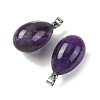 Natural Amethyst Pendants GG-K002-08A-18-2