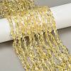 Natural Lemon Quartz(Heated) Beads Strands G-Q060-D07-1