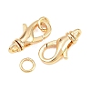 Brass Lobster Claw Clasps KK-H287-08B-G-2