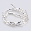 Electroplated Non-magnetic Synthetic Hematite Beads Strands X-G-E495-11B-03-2