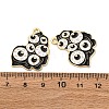 Halloween Alloy Enamel Pendants LS-STAS-I354-01G-K-3