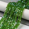 Imitation Jade Glass Beads Strands EGLA-YW0003-19B-09-2