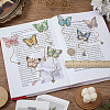 8Pcs 8 Styles Brass Bookmarks AJEW-FG0007-80-4