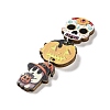 Halloween Theme Wood Big Pendants WOOD-Z004-09C-2