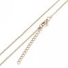 Alloy Rhinestone Pendant Necklaces NJEW-H306-A03-G-5