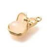 Brass Charms KK-C085-02G-2