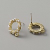 Alloy Stud Earrings FIND-TAC0005-43G-2