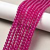 Natural & Dyed Malaysia Jade Bead Strands X-G-A146-4mm-A15-1