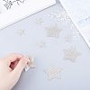 Star Shape Glass Rhinestone Car Stickers RB-FH0001-001-3