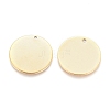 Ion Plating(IP) 304 Stainless Steel Pendants STAS-I124-03B-G-2