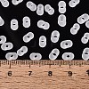 FGB Frosted Transparent Glass Seed Beads SEED-N013-06A-01-4