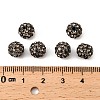 Polymer Clay Rhinestone Beads RB-H284-8MM-215-2