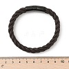 Ion Plating(IP) Braided Microfiber Leather Cord Bracelets for Men BJEW-Z081-13EB-01-5