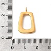 Hollow 304 Stainless Steel Pendants STAS-K324-03G-3