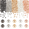   500Pcs 5 Colors Rack Plating Brass Beads KK-PH0005-33B-1