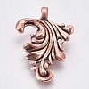 Eco-Friendly Zinc Alloy Hook Clasps PALLOY-WH0031-03R-5
