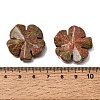 Natural Unakite Carved Clover Display Decorration GG-CBA6D08-D07-3