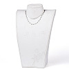 304 Stainless Steel Heart Link Chain Necklaces X-NJEW-JN02887-01-4