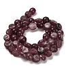 Natural Strawberry Quartz Beads Strands G-P497-01E-88-3