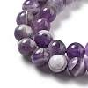 Natural Amethyst Beads Strands X-G-M445-8MM-01E-3