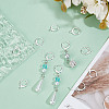 80Pcs Brass Hoop Earrings Findings FIND-DR0001-65B-3