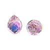 Transparent Glass Charms GLAA-P070-A01-3