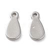 Non-Tarnish 201 Stainless Steel Charms STAS-K259-09P-1