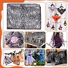 Spider Web Pattern Polyester Fabric DIY-WH0671-114-5