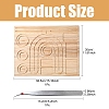 1Pc Bamboo Bead Design Board TOOL-YW0001-41-2